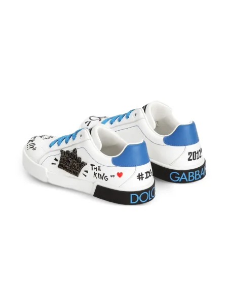 Sneakersy dziecięce Dolce And Gabbana białe