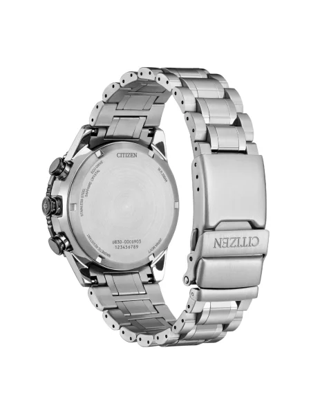 Lniany zegarek Citizen szary