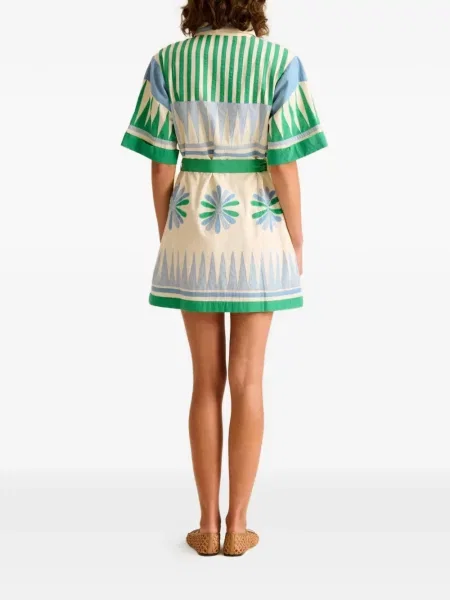 Rochie tip cămașă Carolina K cu broderie
