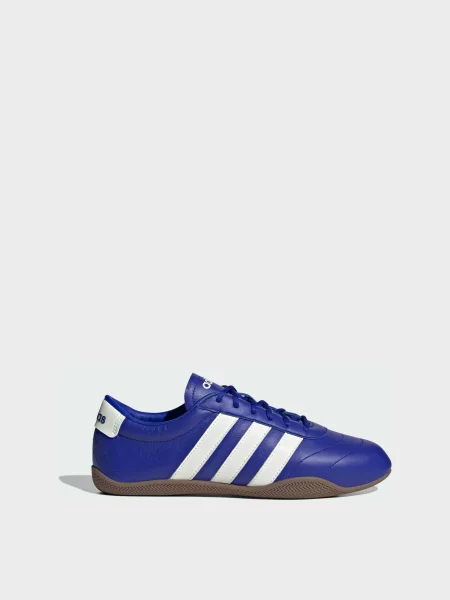 Кожаные кроссовки Adidas синие
