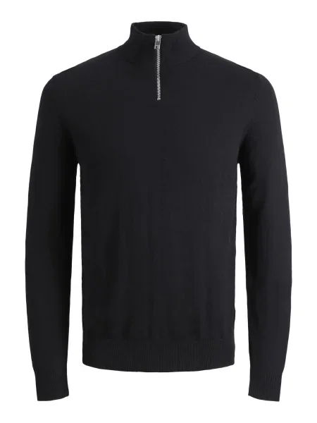 JACK & JONES Pulover JJEEmil' negru