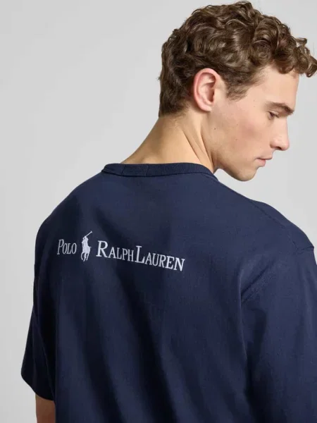 Polo Ralph Lauren t-shirt Tee gładki granatowy