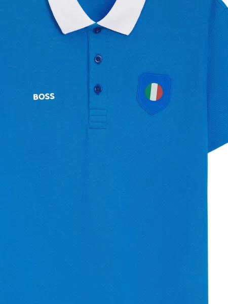 Polotričko Boss s autogramem modré