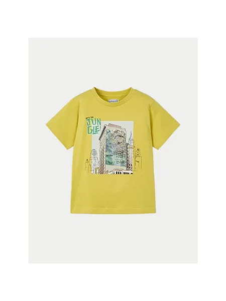 Otroška kratka majica Mayoral rumena