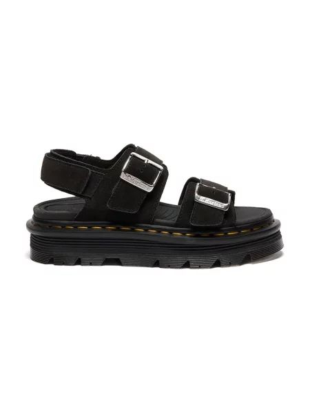 Pantofi Dr. Martens din piele cu platformă negru