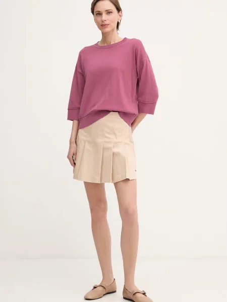 United Colors of Benetton Pulover z volno roza