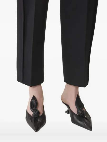 Papuci tip mules Lanvin negru