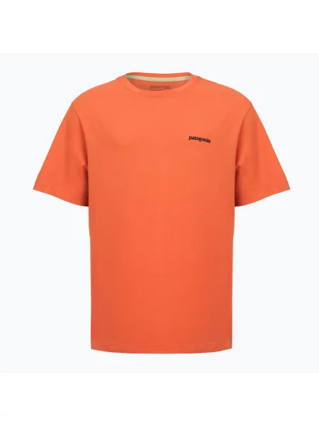 Tricou pentru bărbați Patagonia Logo coal orange portocaliu
