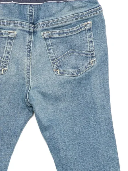 Jeansy dziecięce Emporio Armani niebieskie