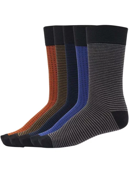 Șosete Urban Classics cu dungi negru