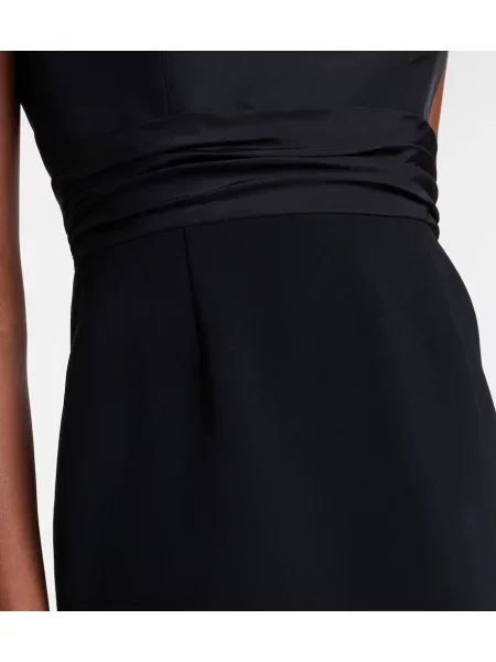 Rochie Carolina Herrera cu funde din satin negru