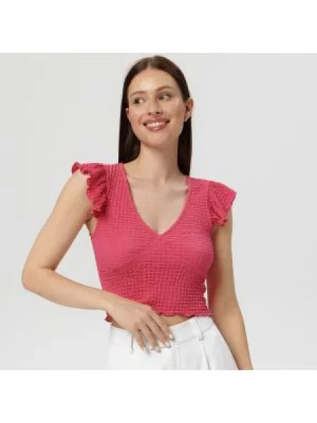 Sinsay Nabíraná halenka růžová