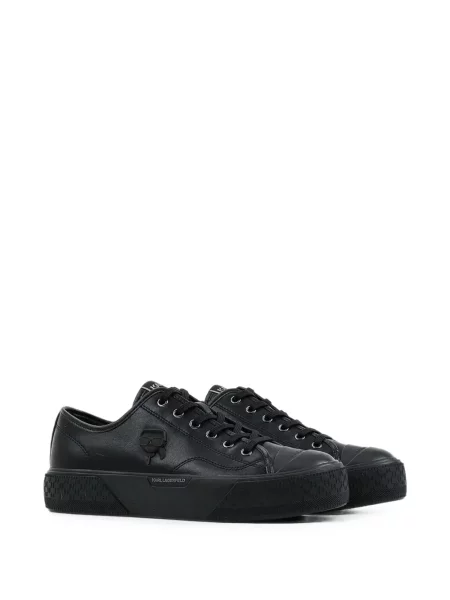 Sneakerși Karl Lagerfeld din piele negru
