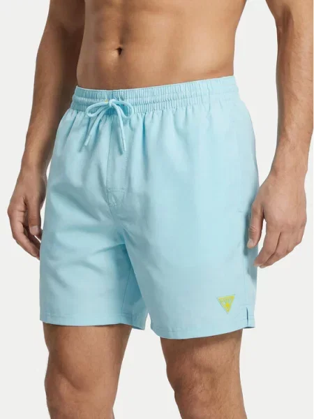 Guess Pantaloni scurți pentru înot albastru
