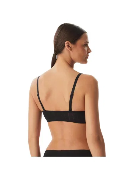 Sutien bandeau Calvin Klein Jeans negru