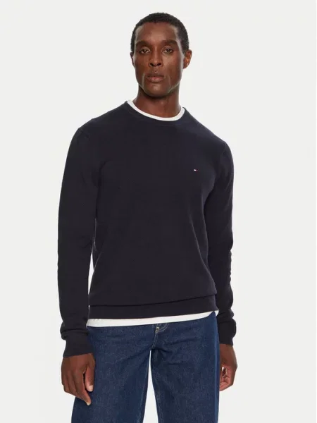 Tommy Hilfiger Megztinis Tamsiai mėlyna