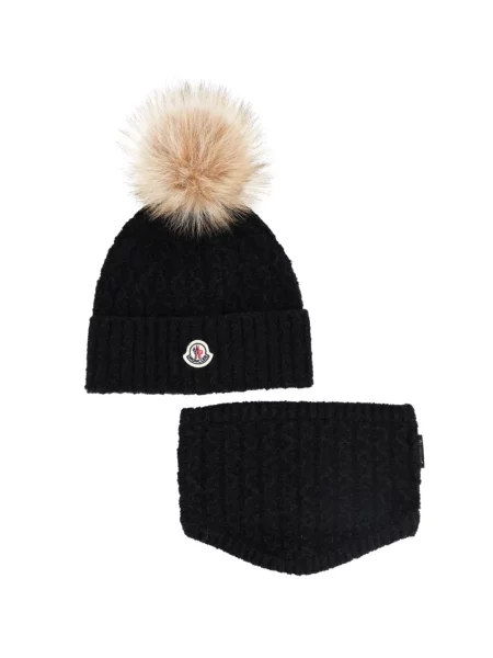 Kepurė Moncler Enfant juoda