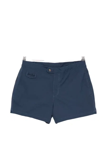 Slip de baie Mc2 Saint Barth cu autograf albastru