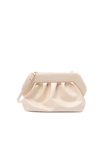 Kopertówka Themoirè z falbankami beżowa