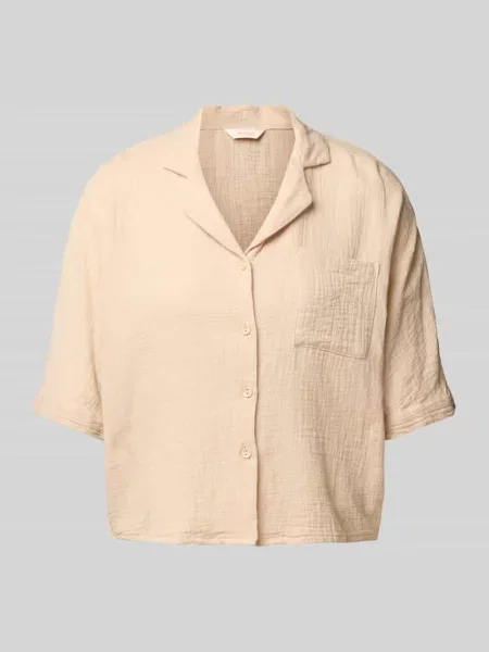 Bluzka z krótkim rękawem o pudełkowym kroju z czystej bawełny model ‘THYRA’ Only