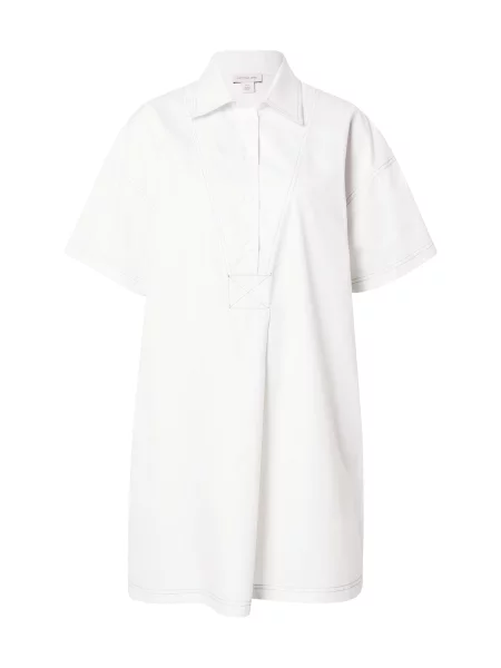 Calvin Klein Jeans Rochie tip bluză alb