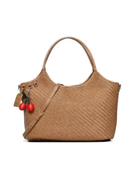 Torebka V73 skórzana beżowa