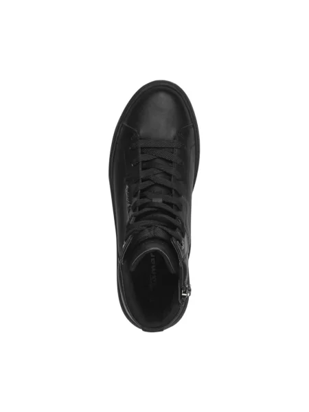 Sneakersy Tamaris skórzane czarne