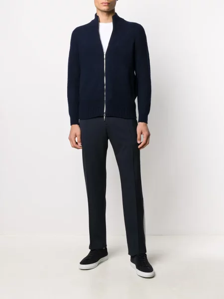 Cardigan Drumohr de lână albastru