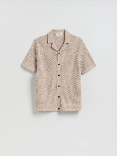 Reserved Pulover cu bej