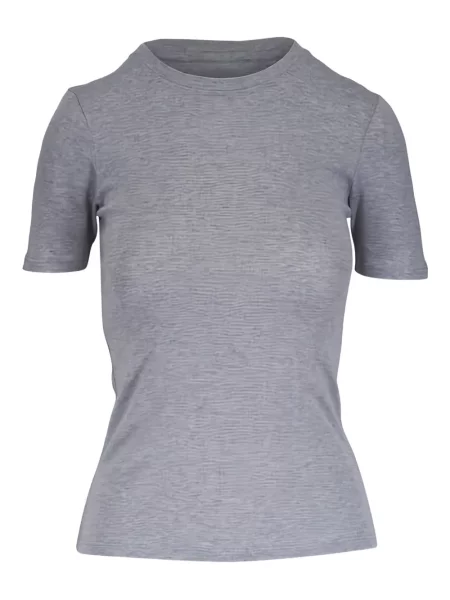 Tricou Nili Lotan cu decolteu rotund gri