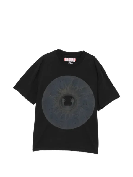 Tricou Warman cu decolteu în U negru