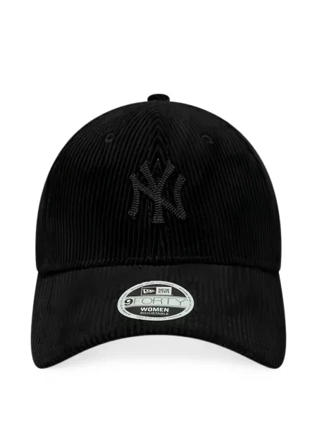 Șapcă New Era Cap de catifea cord negru