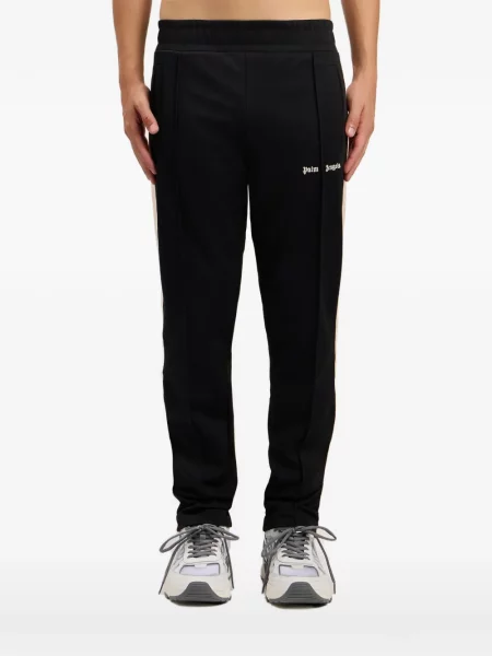 Pantaloni Palm Angels alergare cu autograf negru