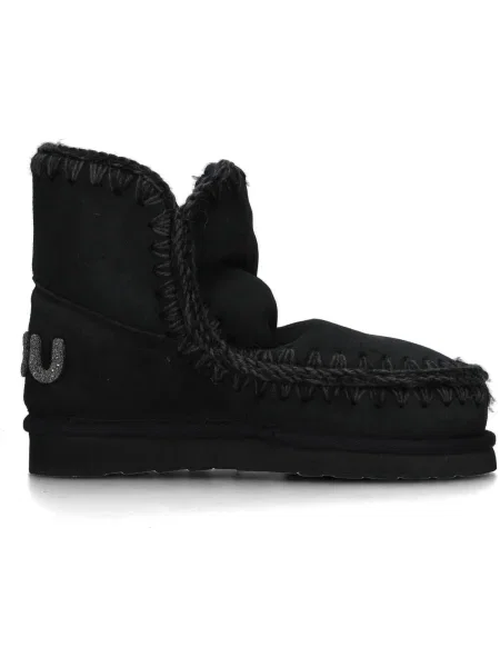 Cizme de zăpadă Mou Eskimo 18 Glitter Logo negru
