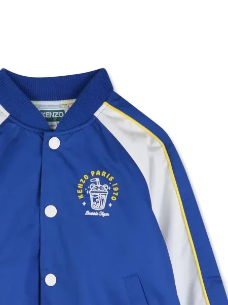Kurtka bomber dziecięcy Kenzo niebieski