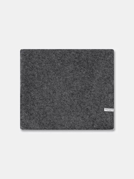 Шарф з додаванням вовни Marc O'Polo меланж сірий