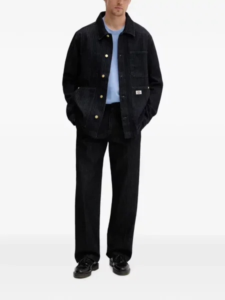 Geacă de blugi Dickies cu model herringbone albastru