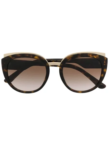 Ochelari de soare Dolce & Gabbana Eyewear cu imagine maro
