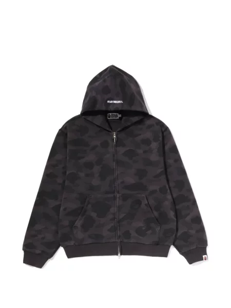 Decupat hanorac cu glugă A Bathing Ape® negru