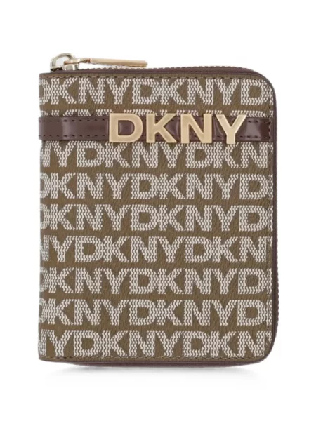 Portofel Dkny cu autograf maro