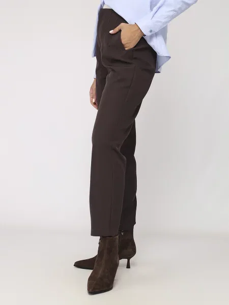 Повсякденні штани YUKI темно-коричневий віскоза/поліестер коричневі