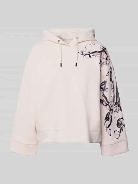 Bluza z nadrukiem na rękawie Marc Cain