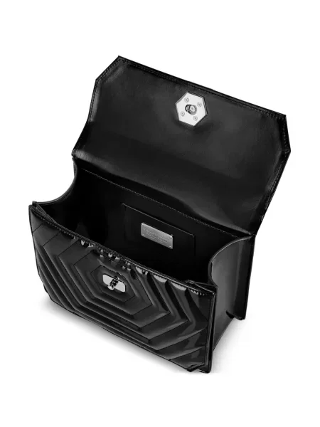 Geantă Philipp Plein din piele negru