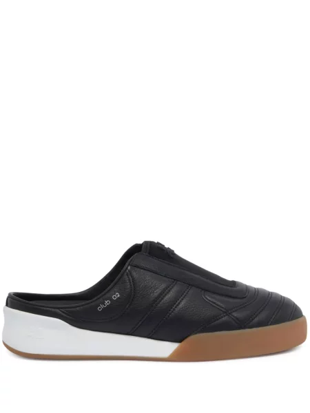 Sneakerși Courreges din piele negru