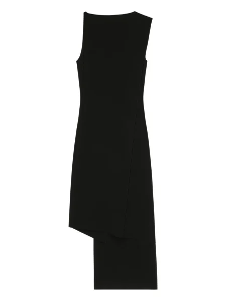 Rochie fără mâneci Courreges fără mâneci de costum negru