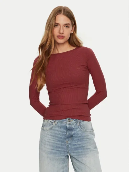 Tricou mânecă lungă Lee roșu