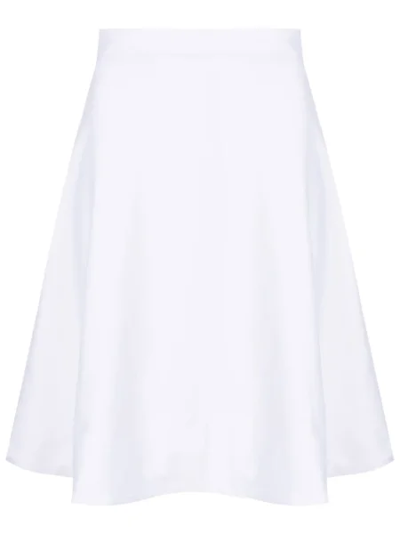 Fustă midi Amir Slama până la genunchi alb