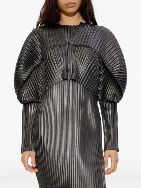 Bluzka Issey Miyake plisowana szara