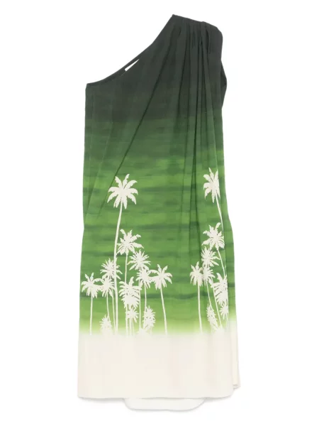 Rochie midi Maison La Plage până la genunchi de costum verde