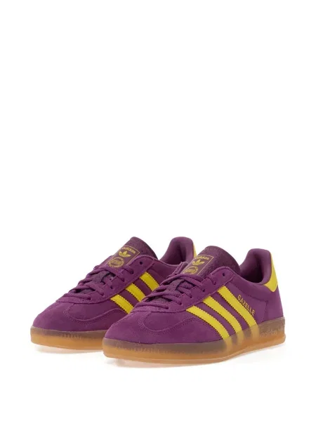 Sneakerși Adidas Campus cu imagine alergare din piele de căprioară negru